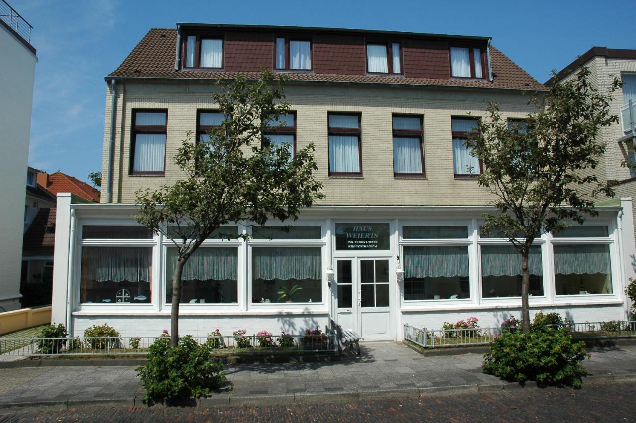 Pension Haus Weierts Norderney Exterior foto